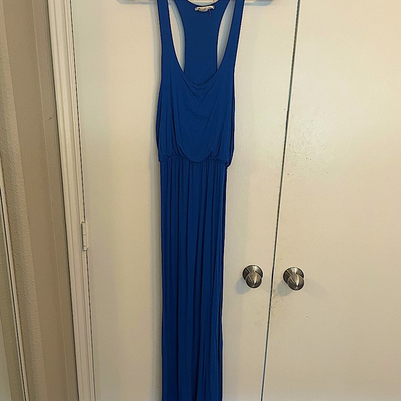 Blue Racerback Maxi Dress - Picture 2 of 2